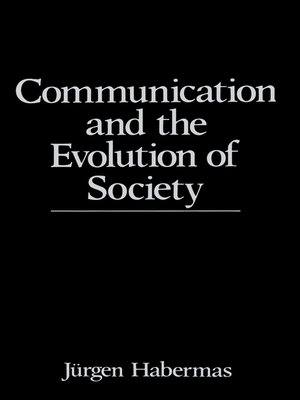 cover image of Communication and the Evolution of Society